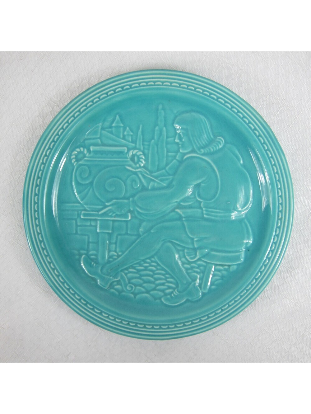 1939 New York Worlds Fair Souvenir Ceramic Plate Homer Laughlin American Potter